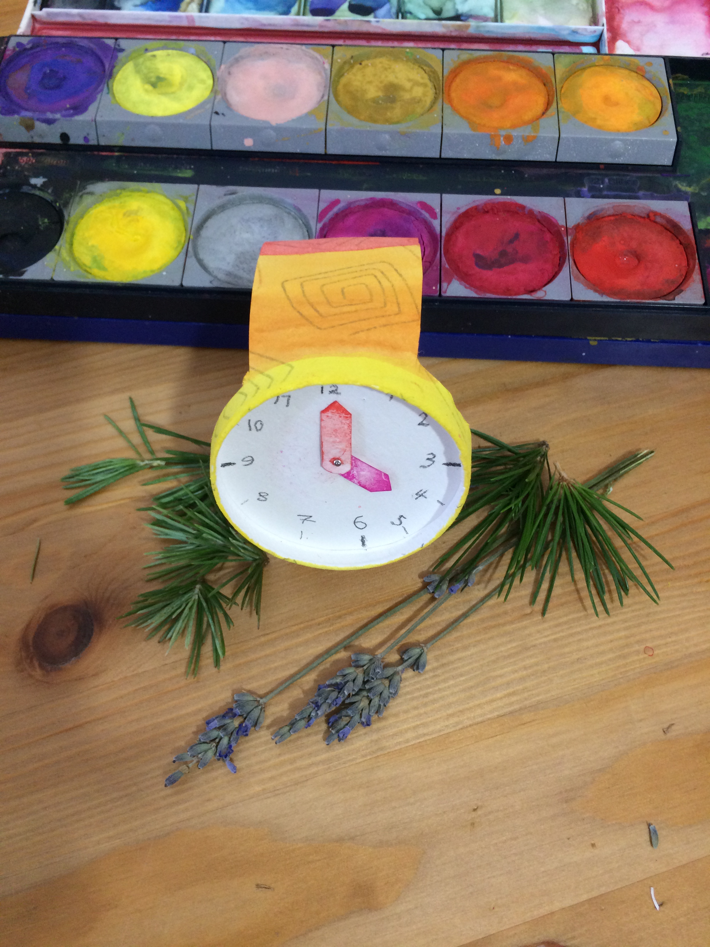 HandCrafts: how to make a wrist watch for children with recycled ...