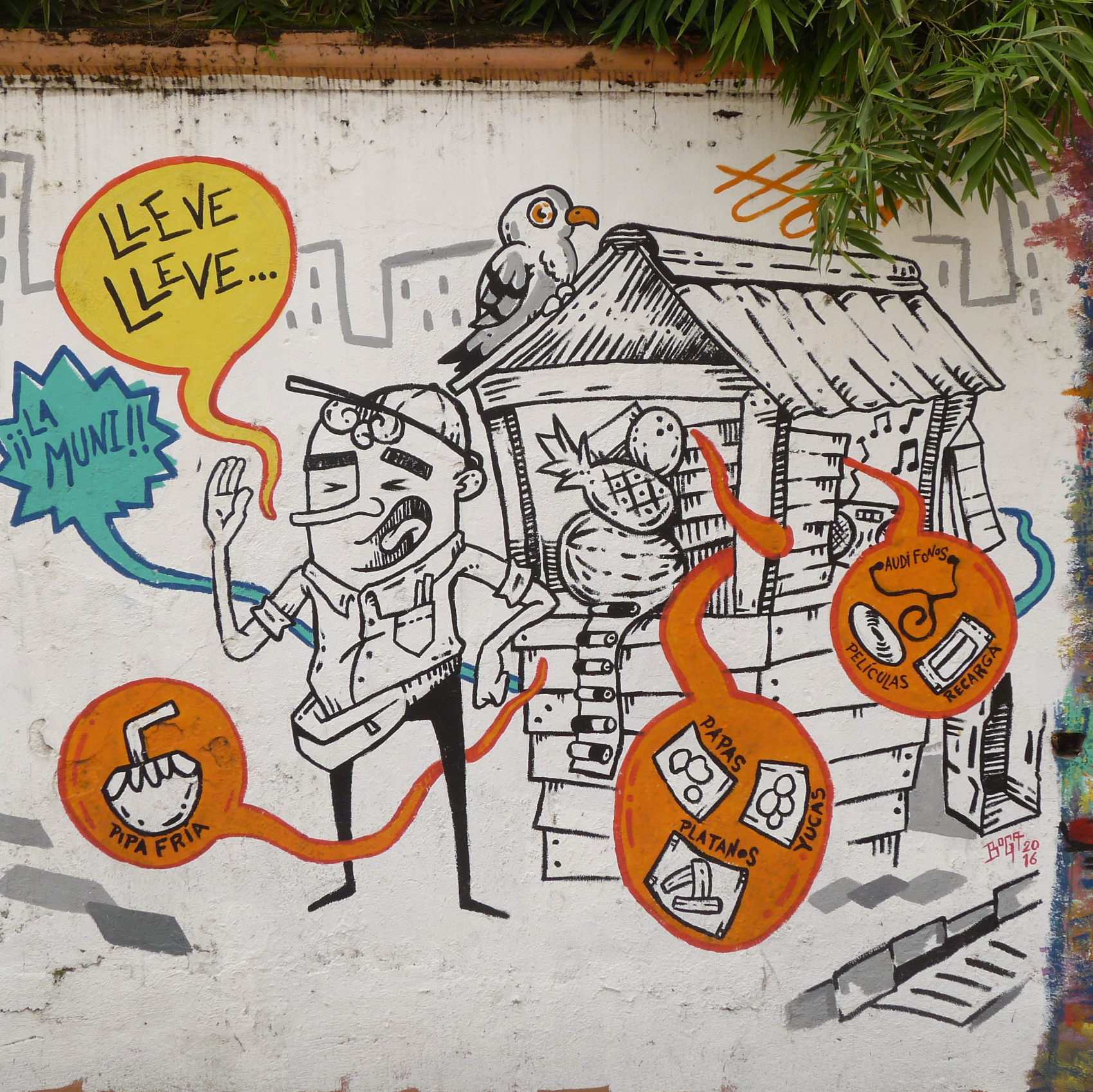 Costa Rica San Jose Graffiti Pura Vida