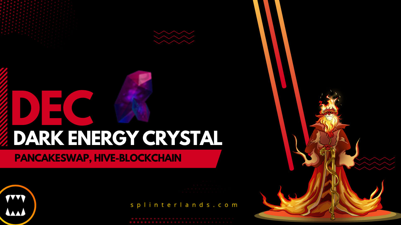 Dark Energy Crystal (Re-gaining its Value).....