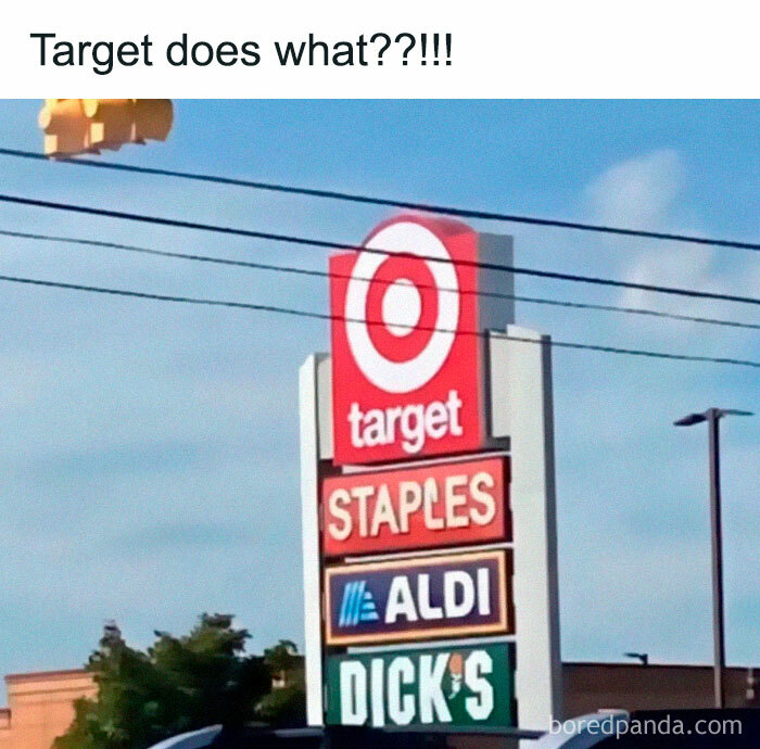 Target Staples Aldi's Dick???