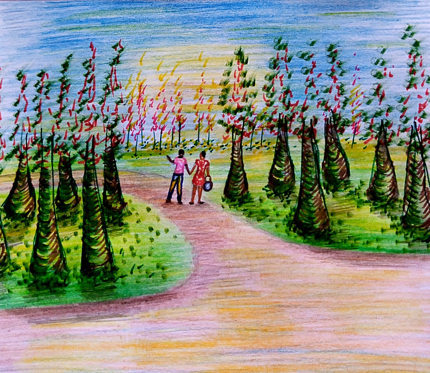 Landscape Drawing – Pen and Inks | Caren's Creative Canvas & Craft