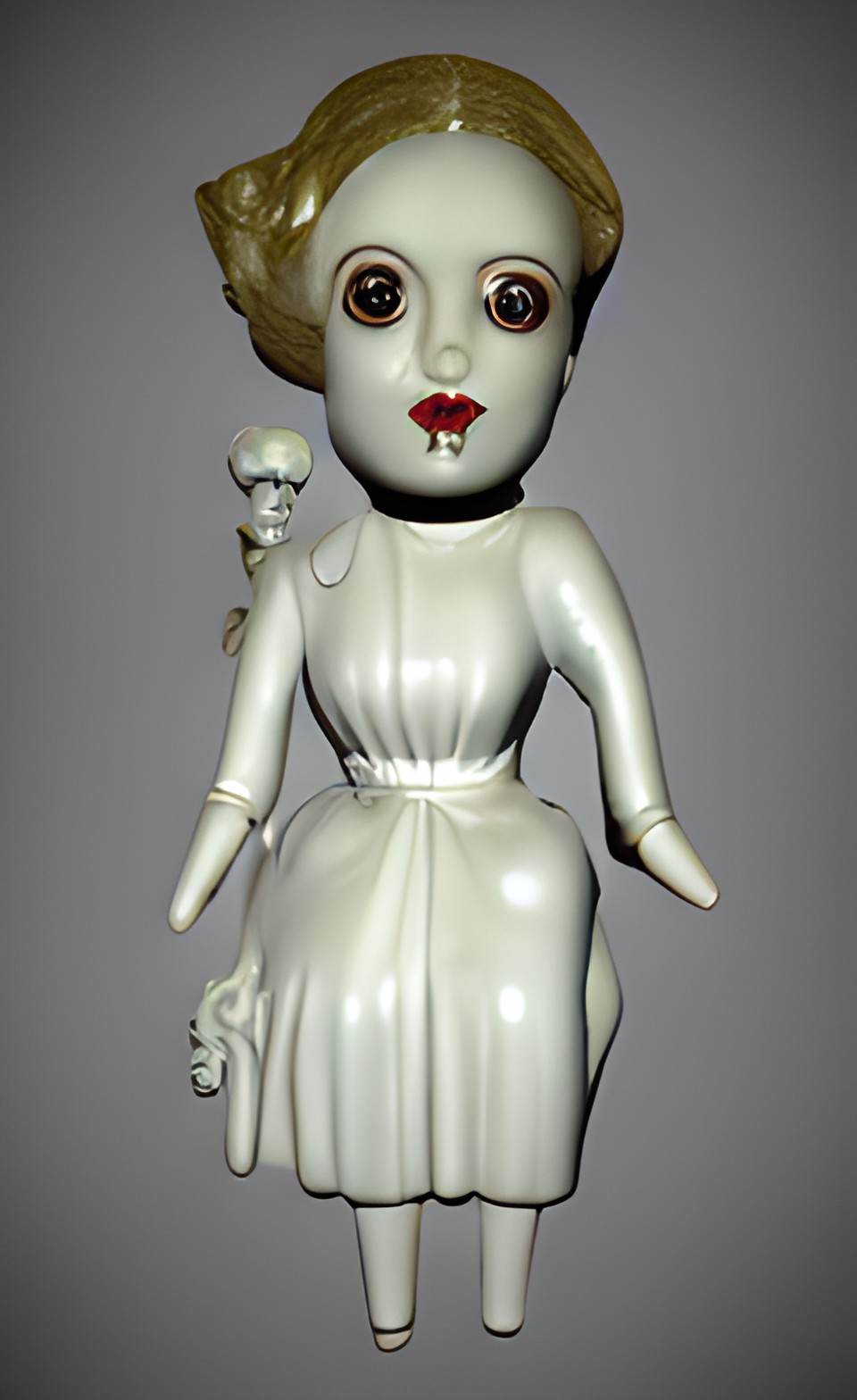 A dangerous porcelain doll
