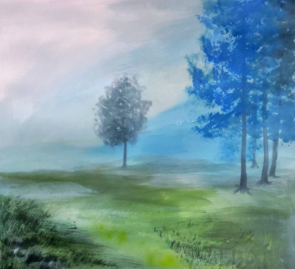 Painting a beautiful morning view (water colour ) — Steemit