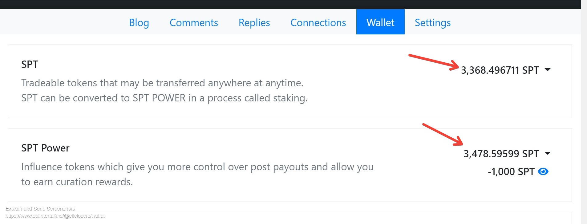 Screenshot of Wallet of Cflclosers cflclosers Splintertalk 1.jpg