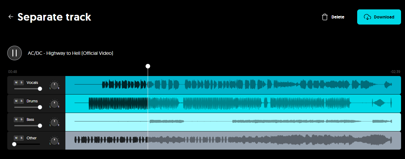 control tracks