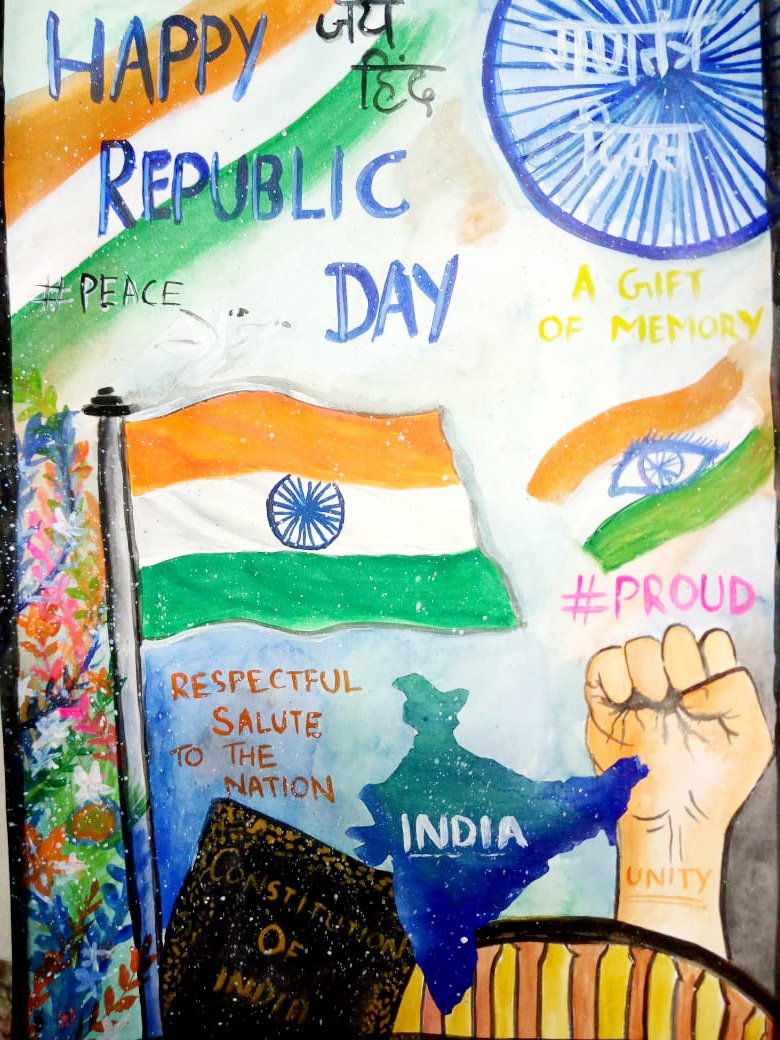 Indian Constitution Day Poster | National Law Day Drawing | Constitution  Day | Samvidhan Diwas Chart - YouTube