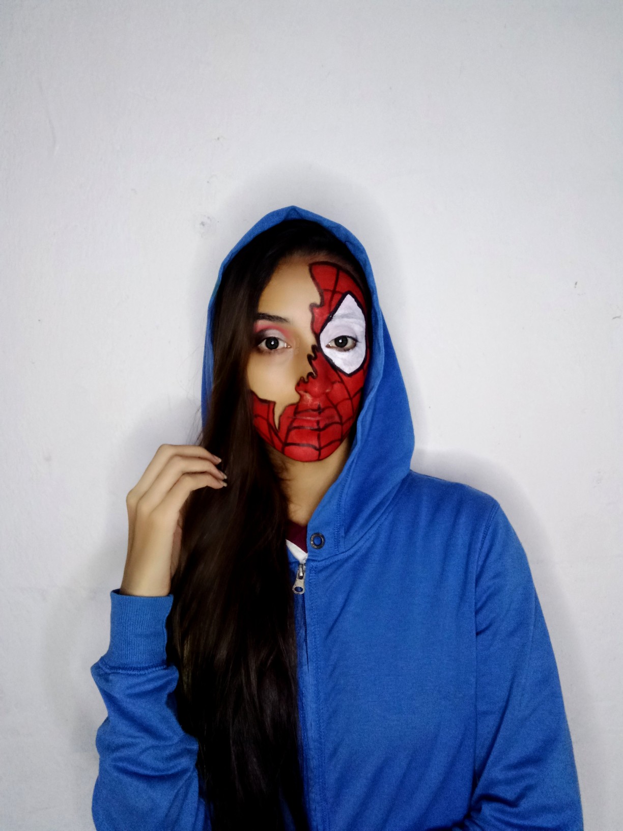 Spider-Man Inspired Makeup || Maquillaje inspirado en el hombre araña || By  @gillianscenteno — Hive