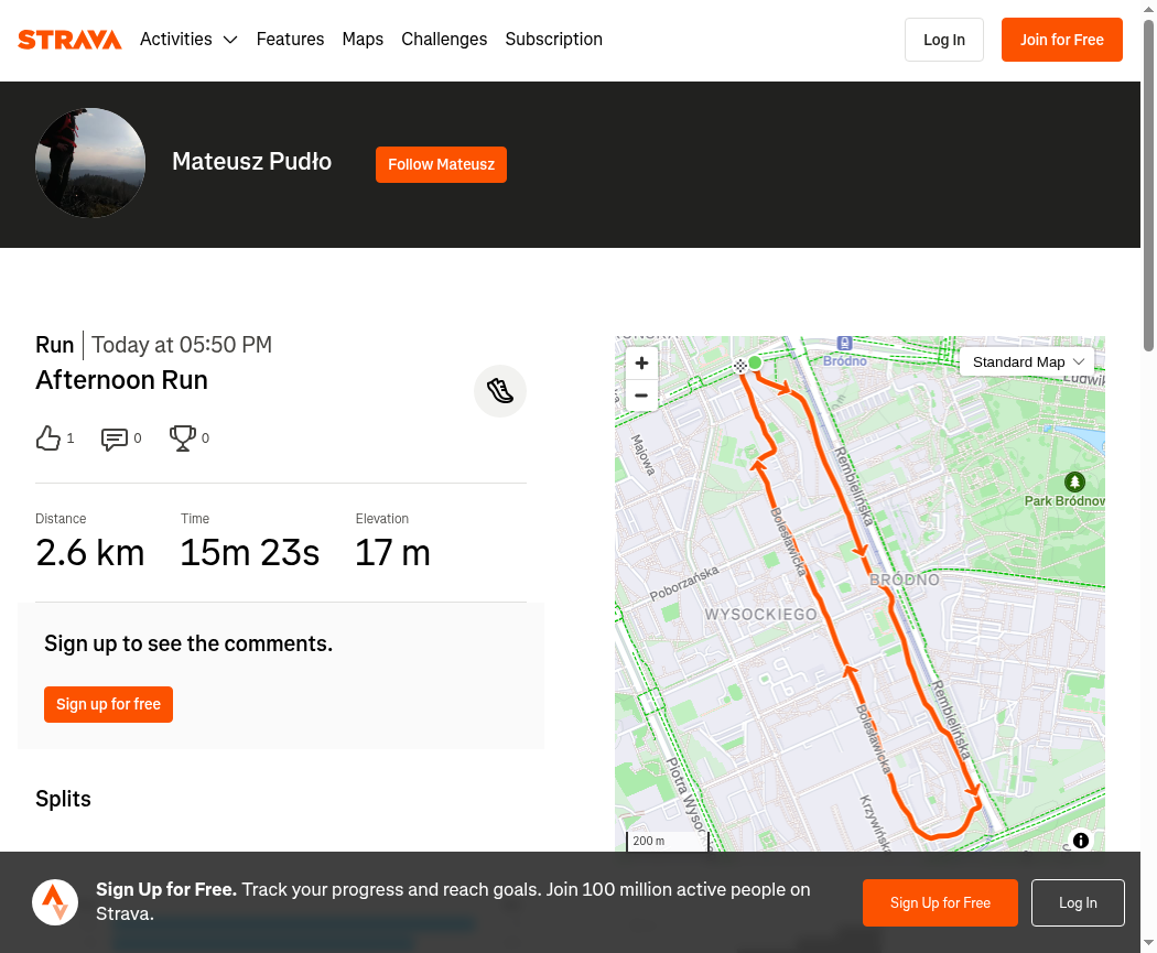 Afternoon Run