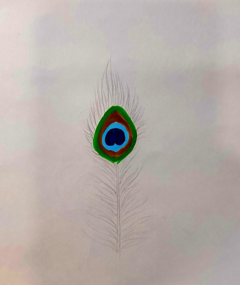 Peacock feather drawing || Easy drawing tutorial | Peacock feather drawing  step by step for beginners. | By Easy drawing for beginnersFacebook