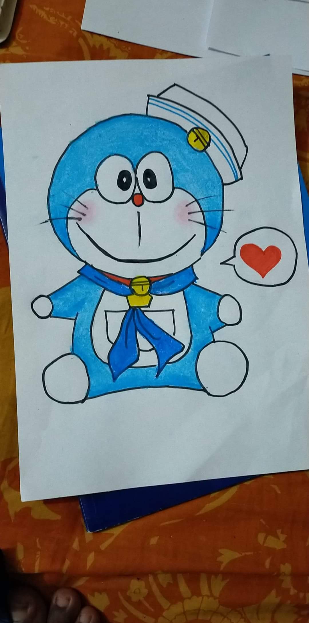 Our drawing of Doraemon by EvyOriginal on DeviantArt