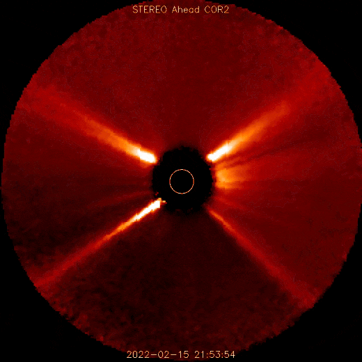 20220216 CME Stereo A X40 Flare.gif
