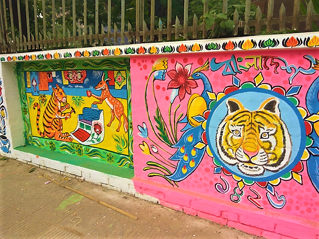 Wall Art/Graffiti/Mural art of Dhaka city (10 Photos) || My Wednesday ...