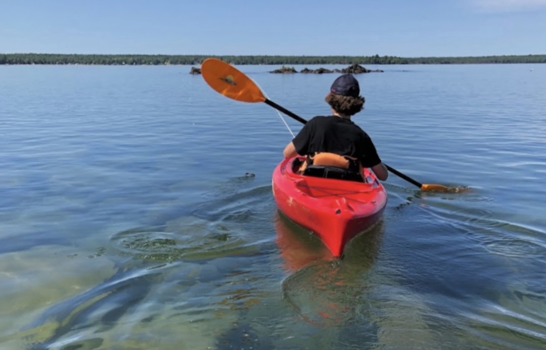 A beautiful summer day on Lake Superior, Ontario Canada