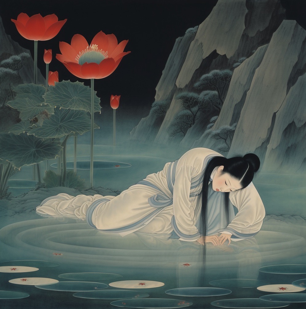  "amberjyang_japanese_painting_of_woman_laying_and_weeping_on_top_b58970a2-21d2-4775-adc3-e5ee88858578 Large.jpeg"