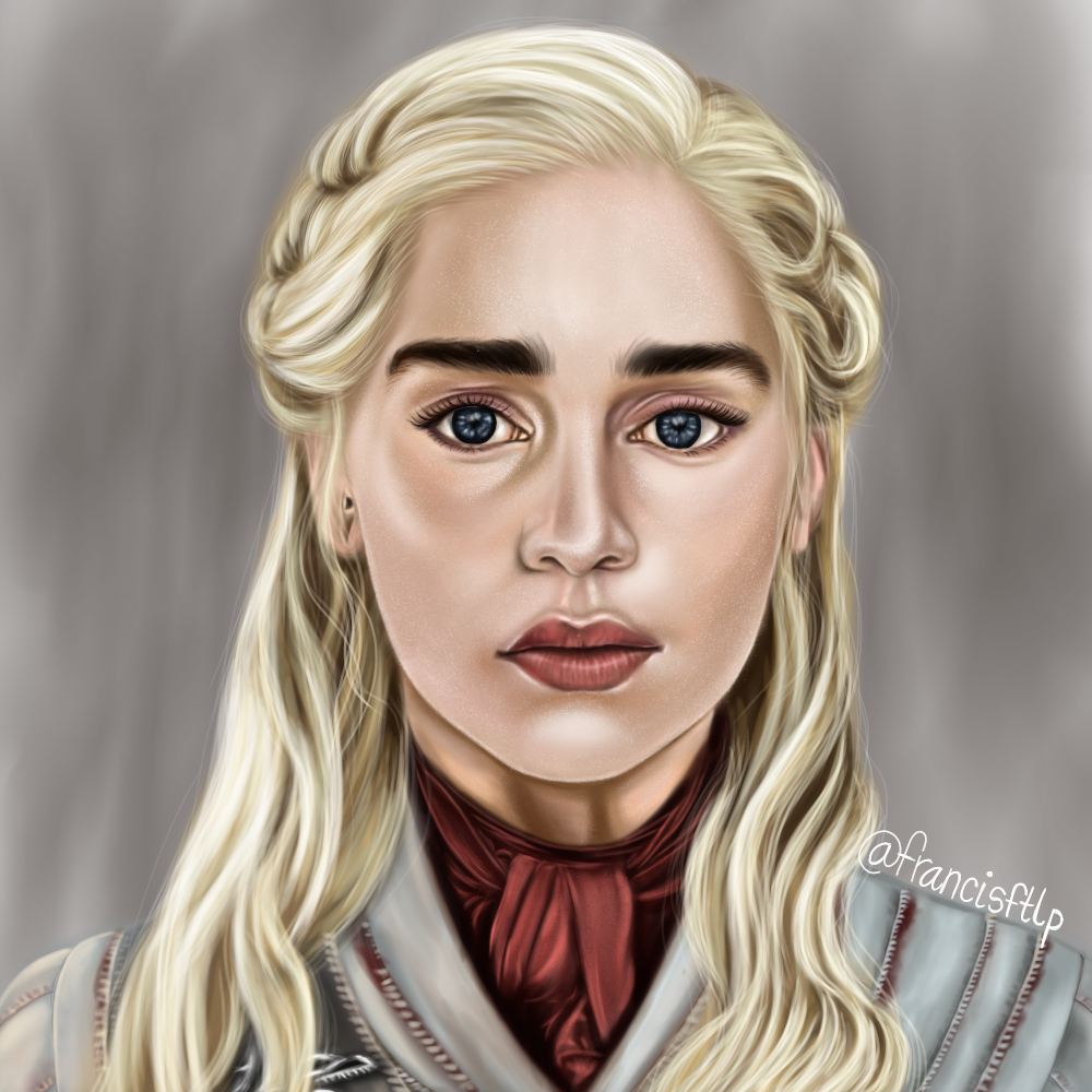Francisftlp-Digital Drawing Realistic Portrait of Daenerys Targaryen-Step 7.png