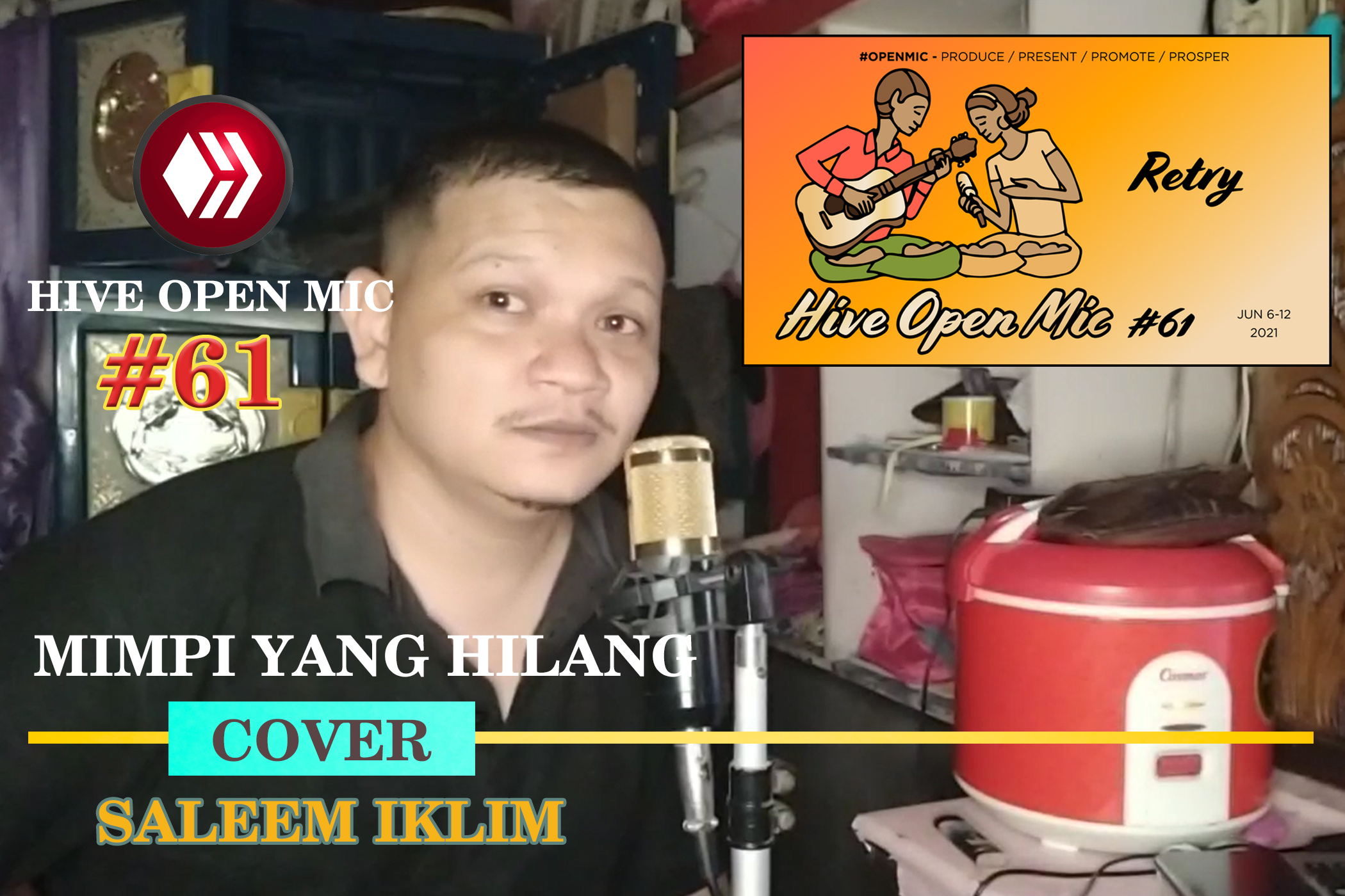 Hive Open Mic Week 61 Saleem Iklim Mimpi Yang Hilang Cover By Yuyu Arts Hive