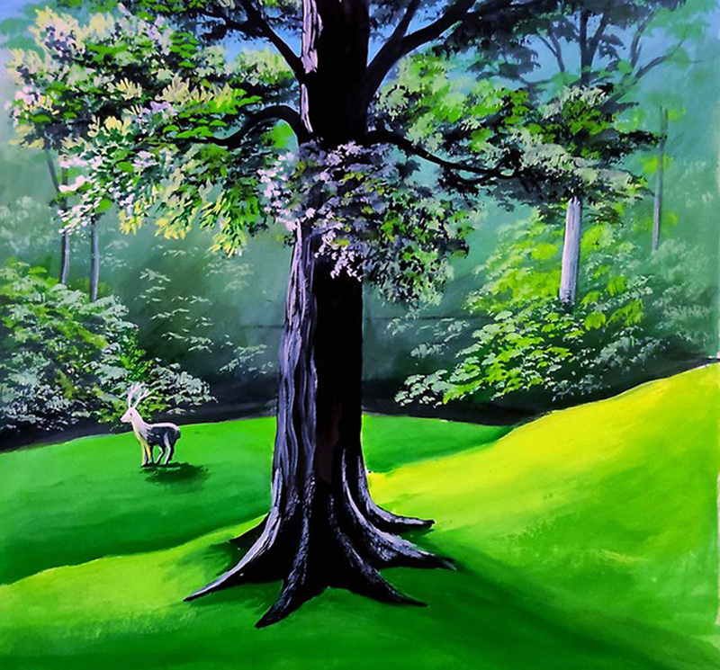 You Must See This Great Tree Drawing In The Video By Art For Life By Xstrr  Background, Easy Drawing Picture Step By Step, Step, Steps Background Image  And Wallpaper for Free Download