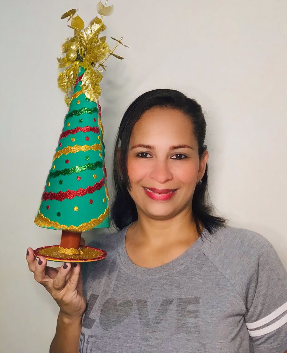 ESP/ENG] Hermoso Árbol de Navidad hecho con foami/ Beautiful Christmas tree  made with foami
