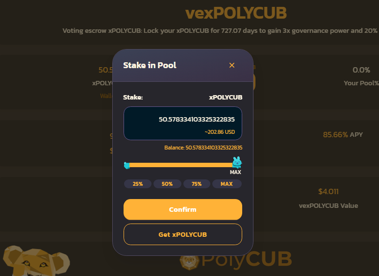 Committing my first $200 into vexPOLYCUB - The Future looks Green!