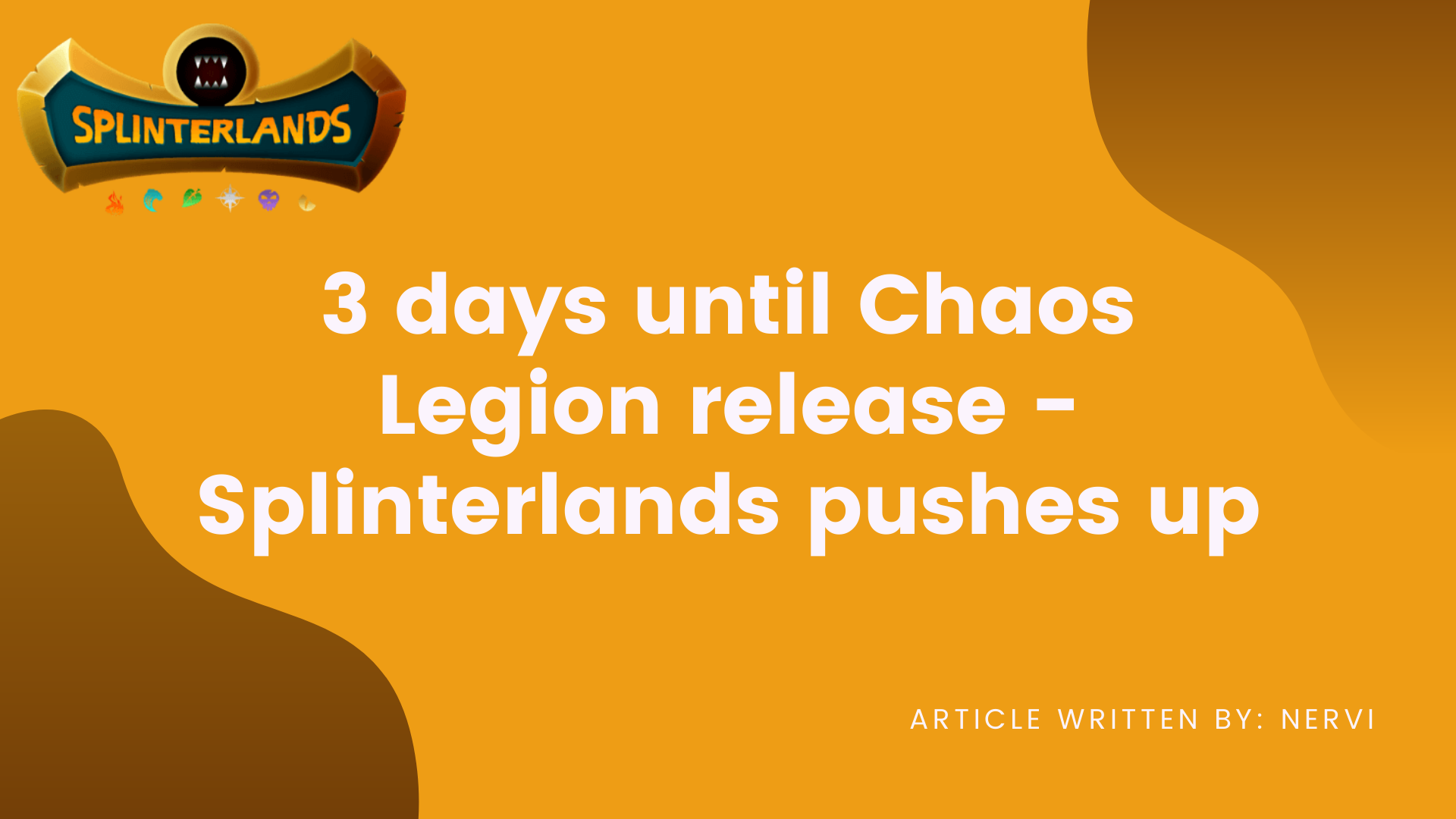 3 days until Chaos Legion release  Splinterlands pushes up.png