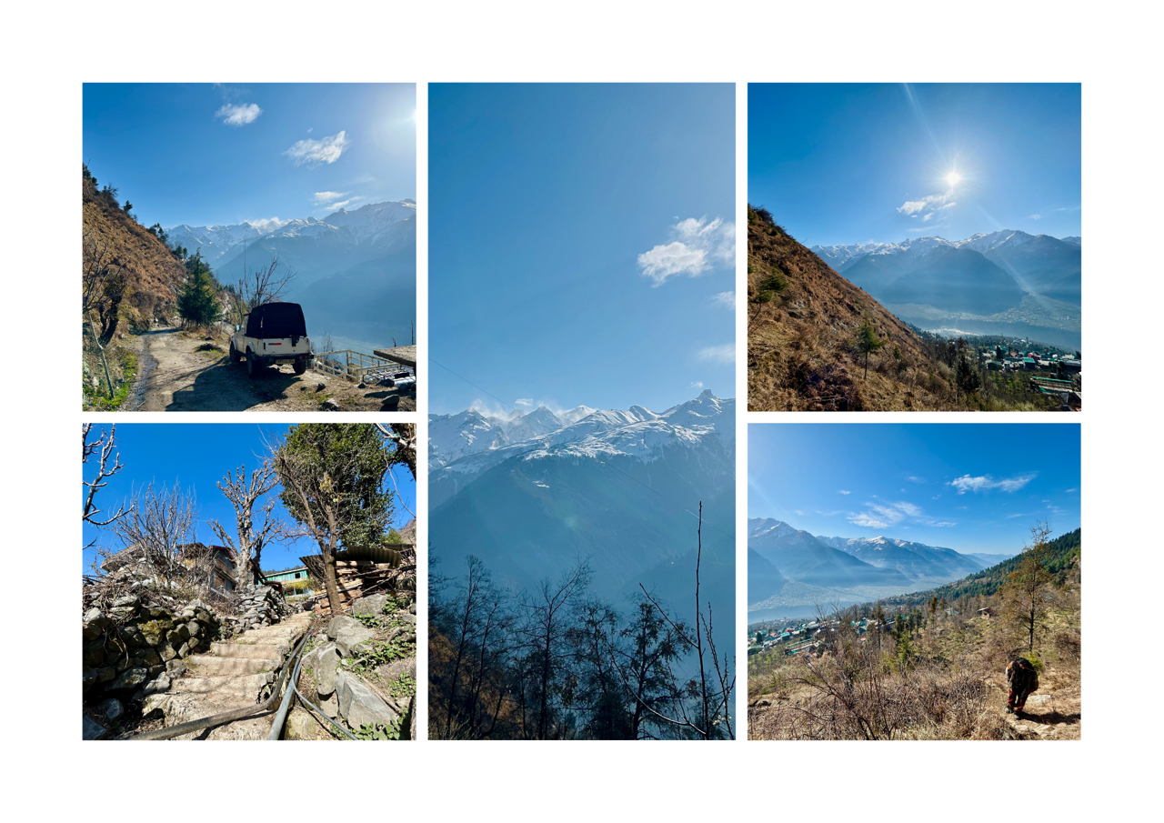 Brown and Beige Simple Interior Photo Collage Landscape A3 .png