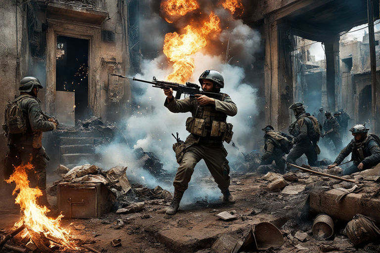 scene-of-a-fighter-raid-on-terrorists-in-palestine-explosions-fire-smoke-a-movie-scene-a-style--277181906.jpeg