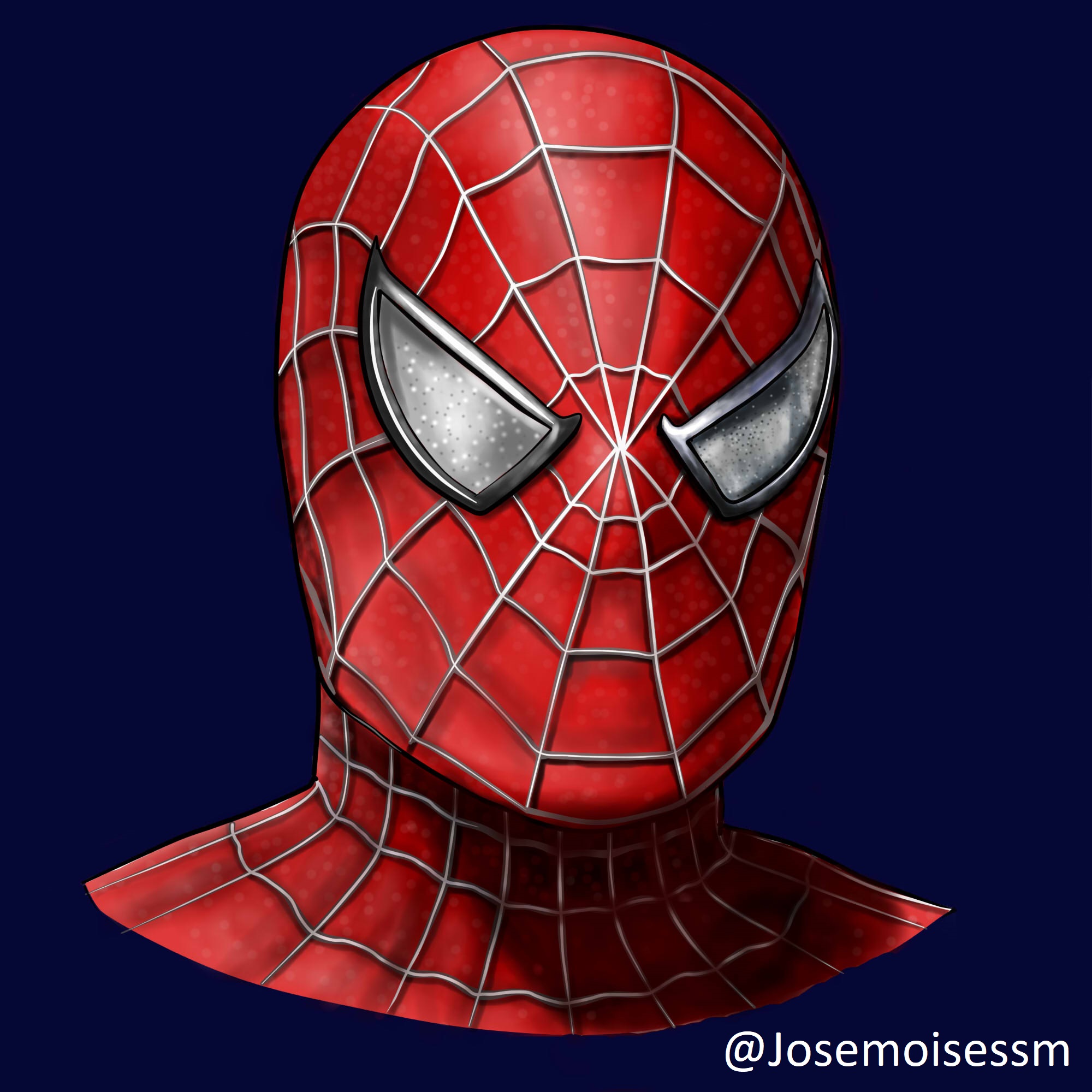 Digital drawing of Tobey maguire's Spider-Man - Made in Paint Tool Sai /  Dibujo digital del Spider-Man de Tobey maguire - Hecho en Paint Tool Sai —  Hive