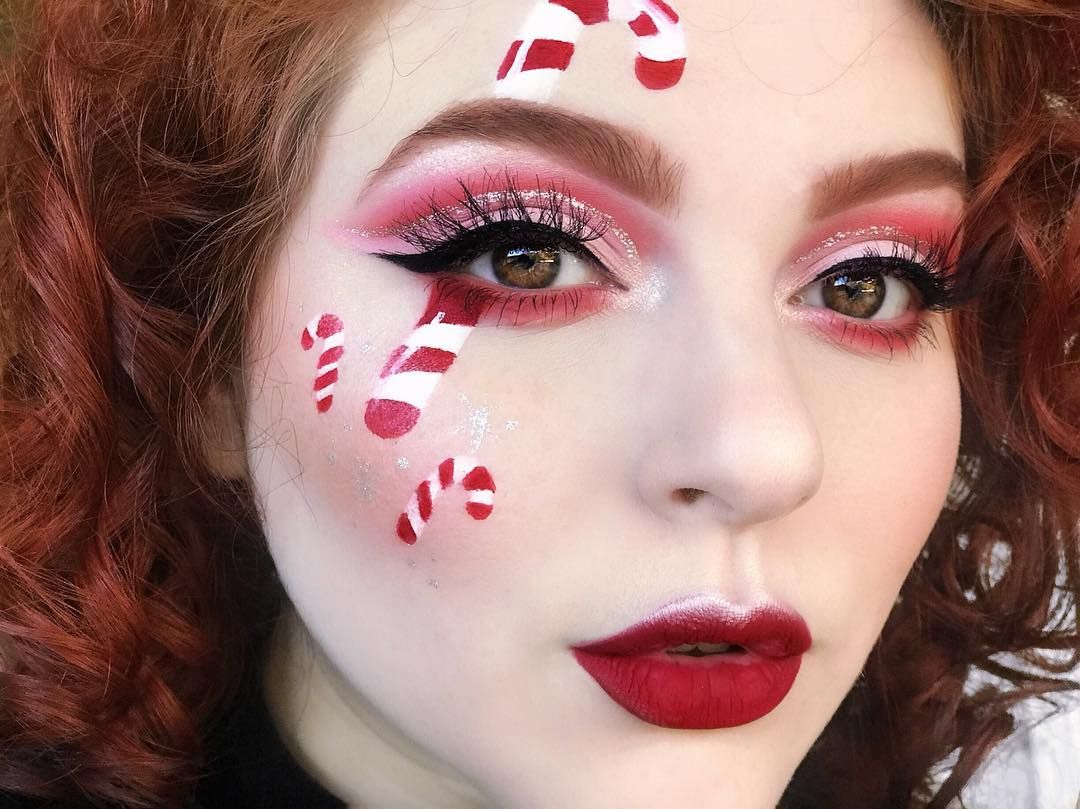 Candy Cane Inspired Makeup_ Bring On The Sweet Candy Stripes.jfif