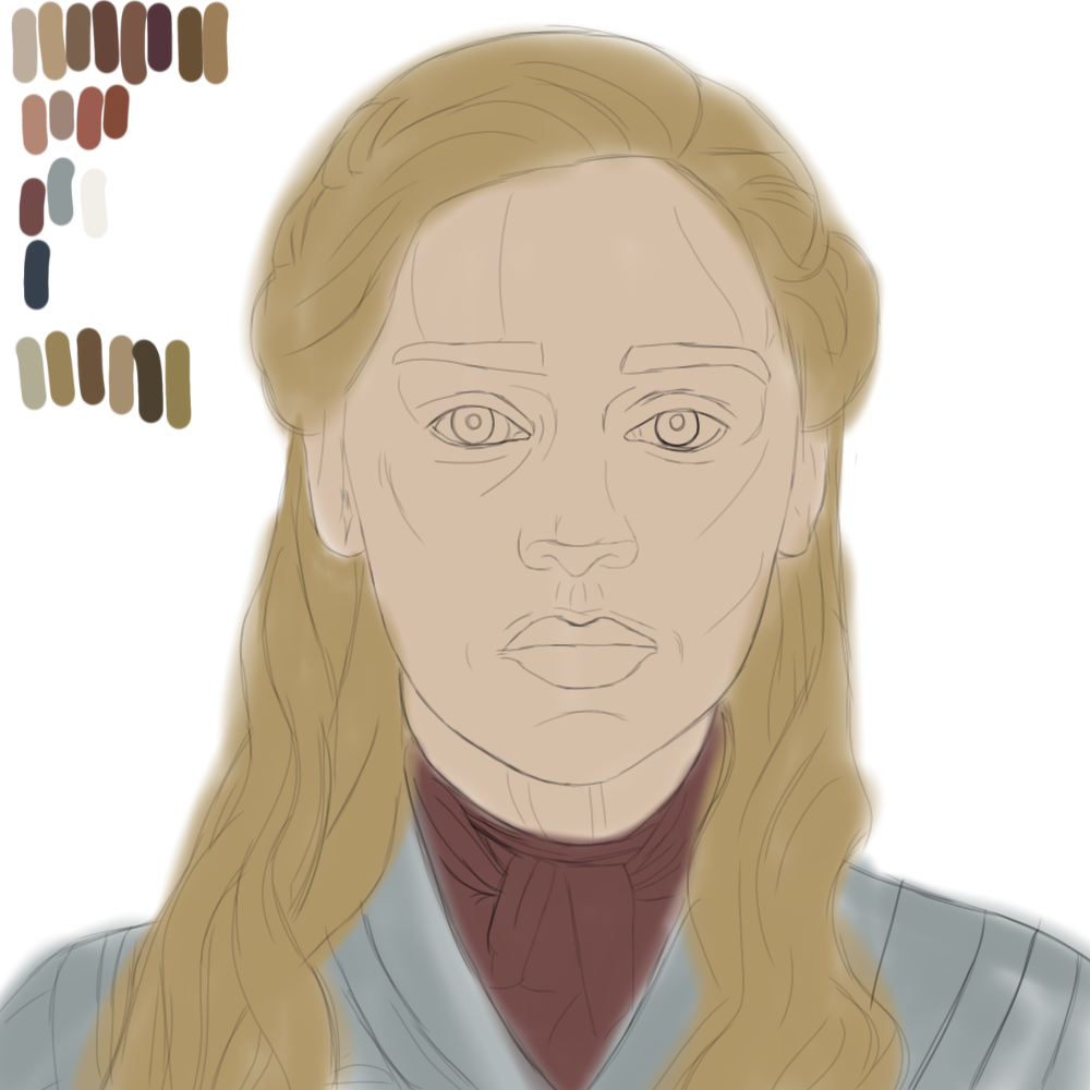 Francisftlp-Digital Drawing Realistic Portrait of Daenerys Targaryen-Step 2.png