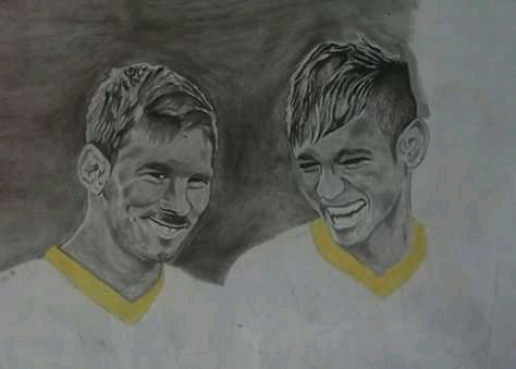 Neymar Drawing A4/A3 Giclee Print Artology - Etsy