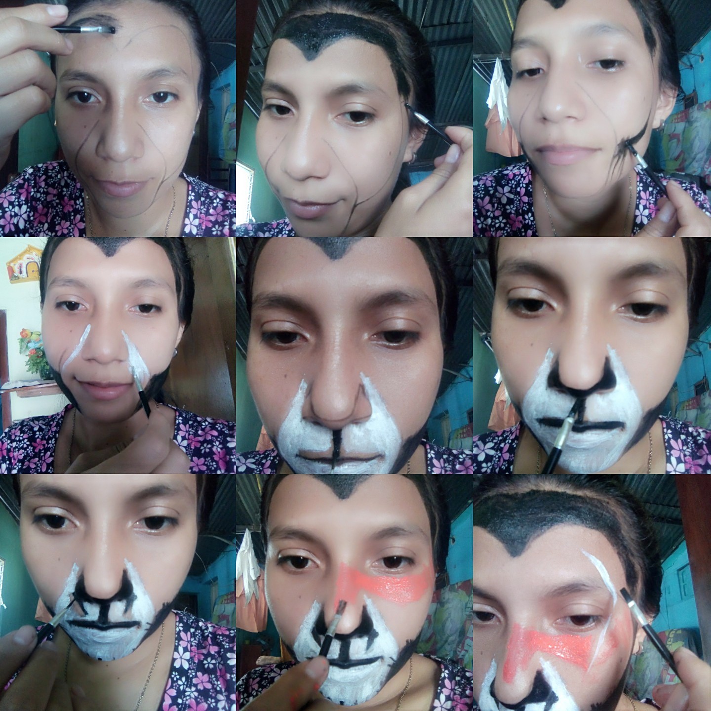 ENG-ESP]Makeup inspired by Scar the villain of the lion king. /Maquillaje  inspirado en Scar el villano del rey león. — Hive