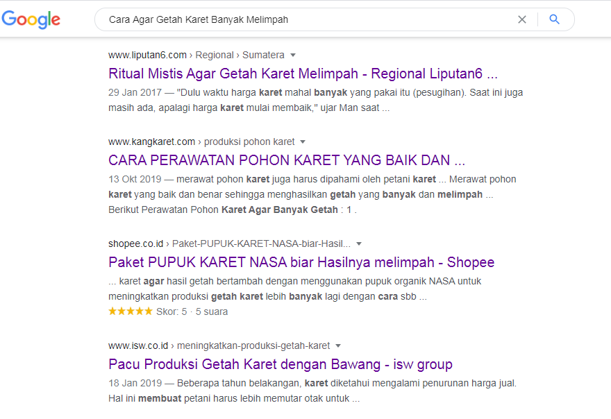 Cara Agar Getah Karet Banyak Melimpah Plus Studi Kasus Seo Di Blurt Blurtter