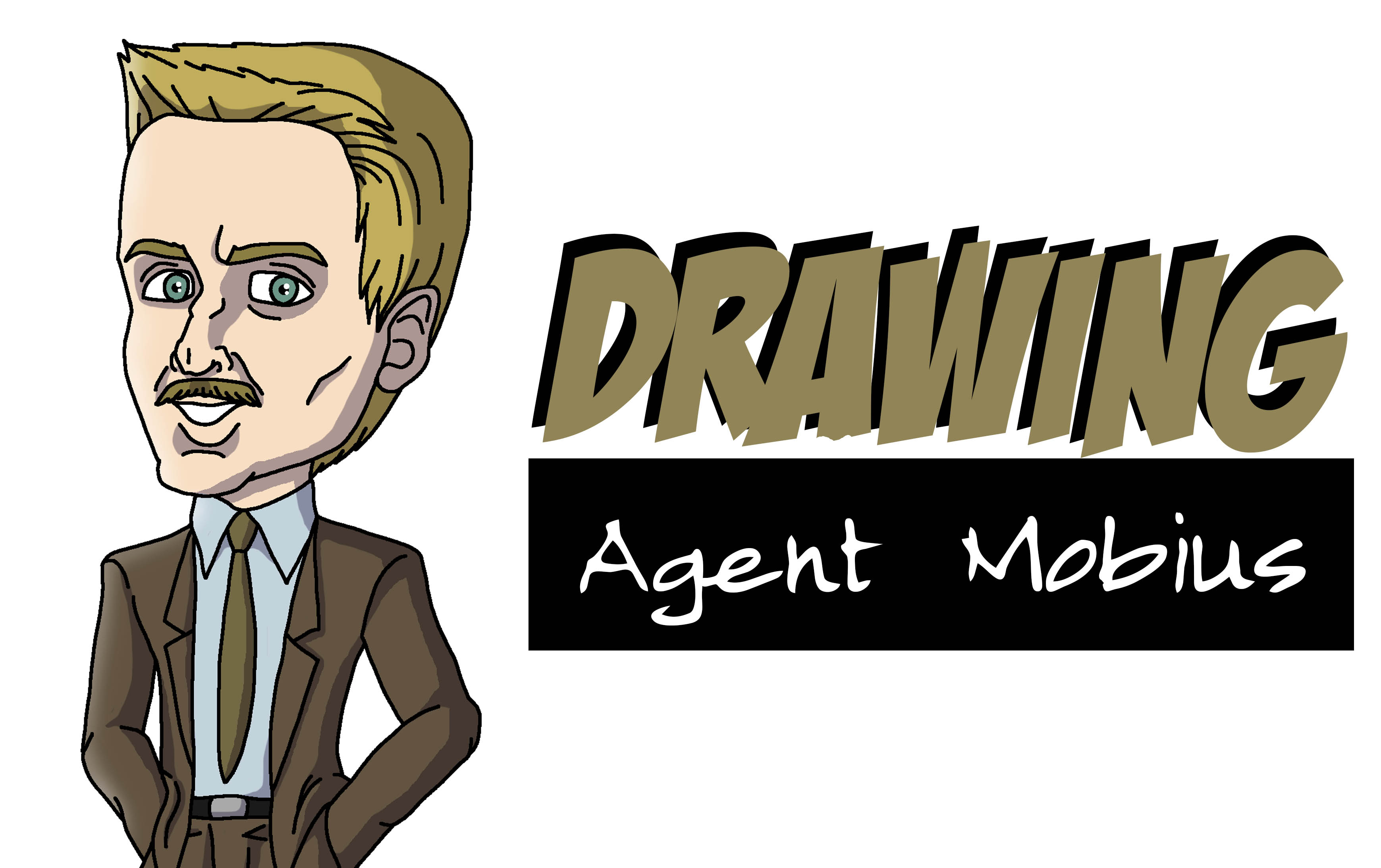 Eng Esp Drawing Agent Mobius Owen Wilson From The Loki Series Dibujando Al Agente Mobius Owen Wilson De La Serie Loki