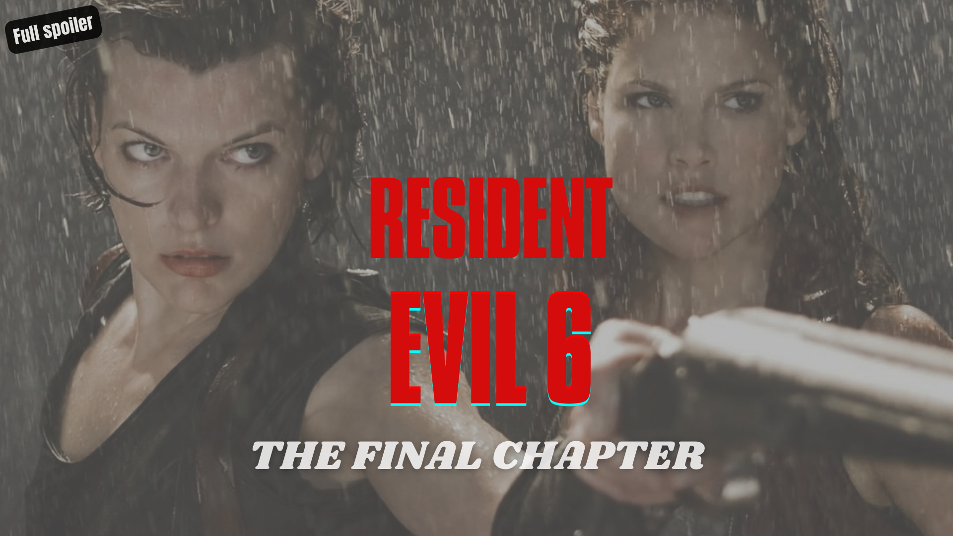 Resident Evil: The Final Chapter (2016) movie poster