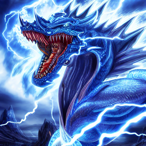 Splinterlands Fan Art: Lightning Dragon - Splintertalk