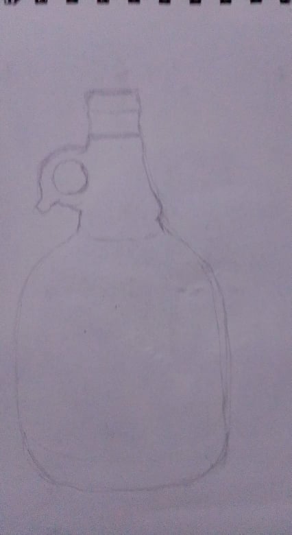 Botellas de vidrios ( dibujo) — Hive