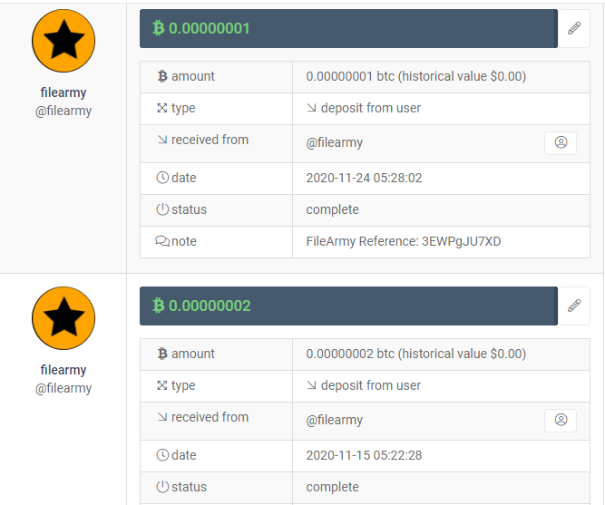 Filearmy Earnings