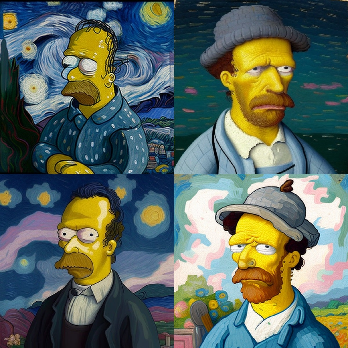 Van 2024 gogh simpsons