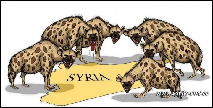 NATO hyenas attacking Syria