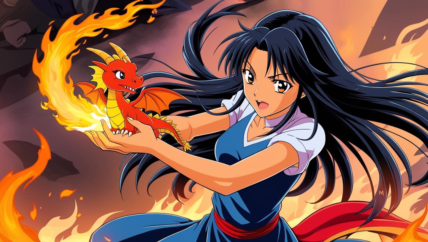 Chica anime con pelo negro que representa el dragón de fuego en sus manos, _20250108_180845_0000.jpg