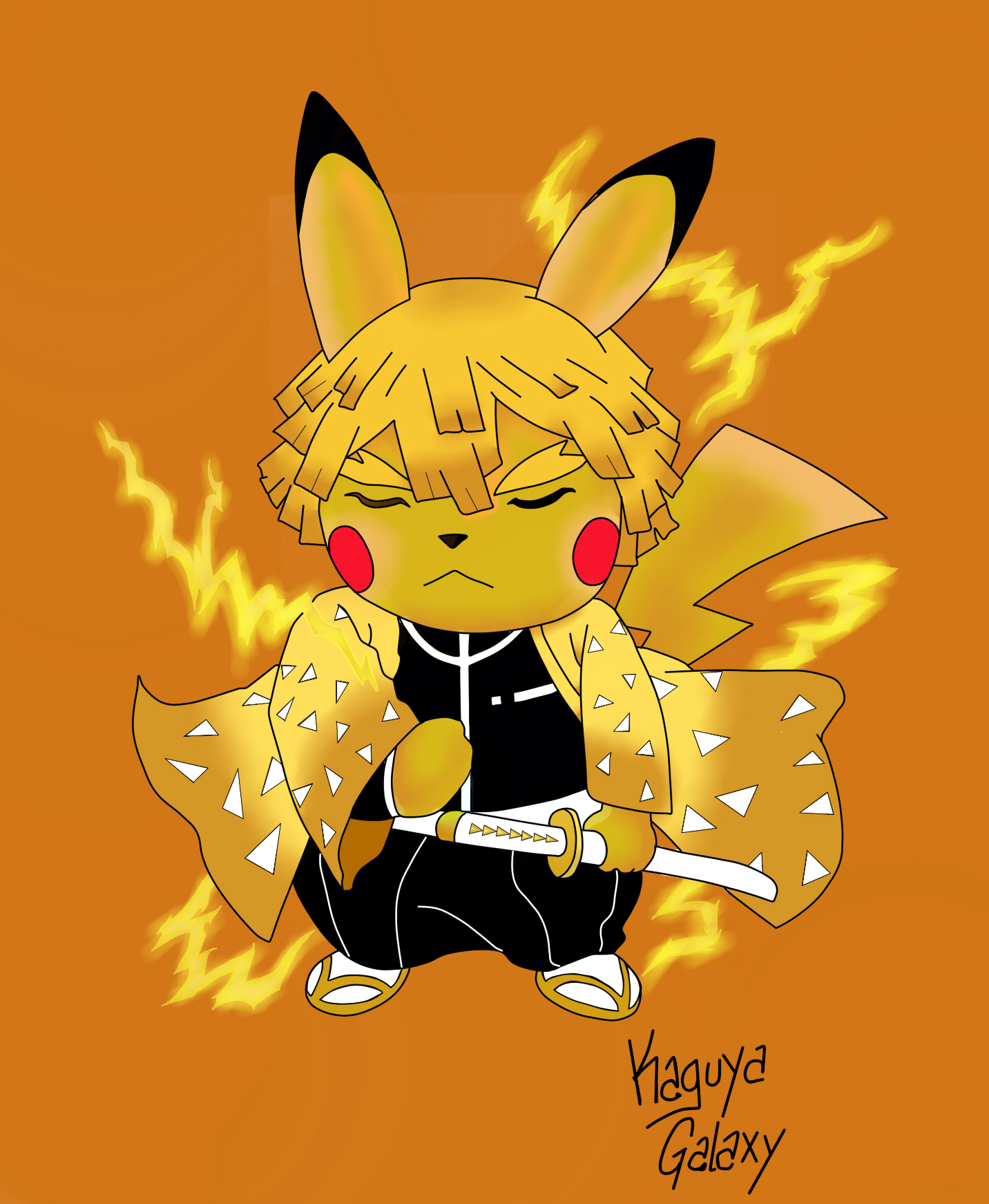 Fusion of Pikachu and Zenitsu/Fusion de Pikachu y zenitsu (ENG/ ESP) — Hive