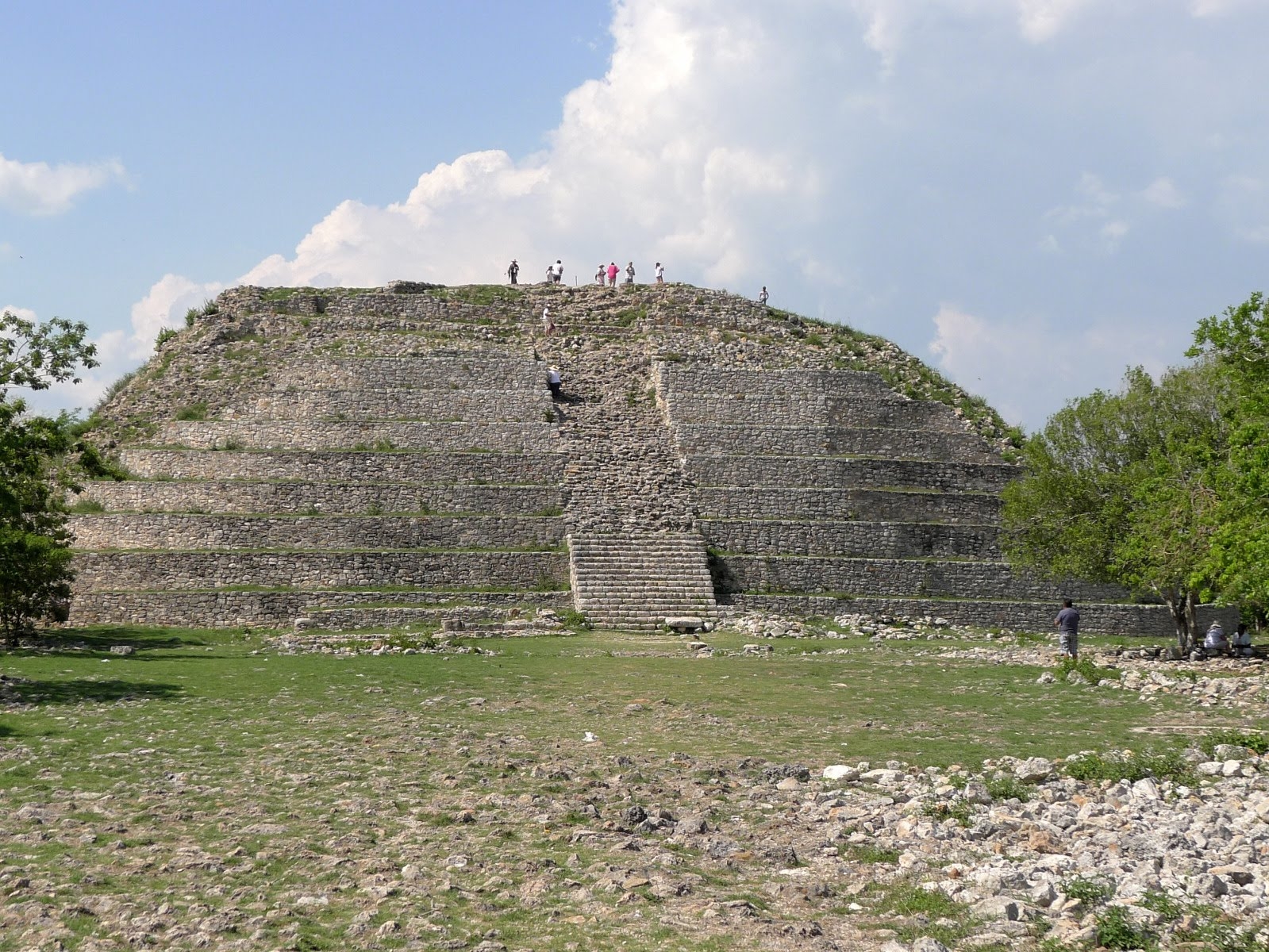 Mexiko Izamal Maya Pyramide Kinich Kak Moo