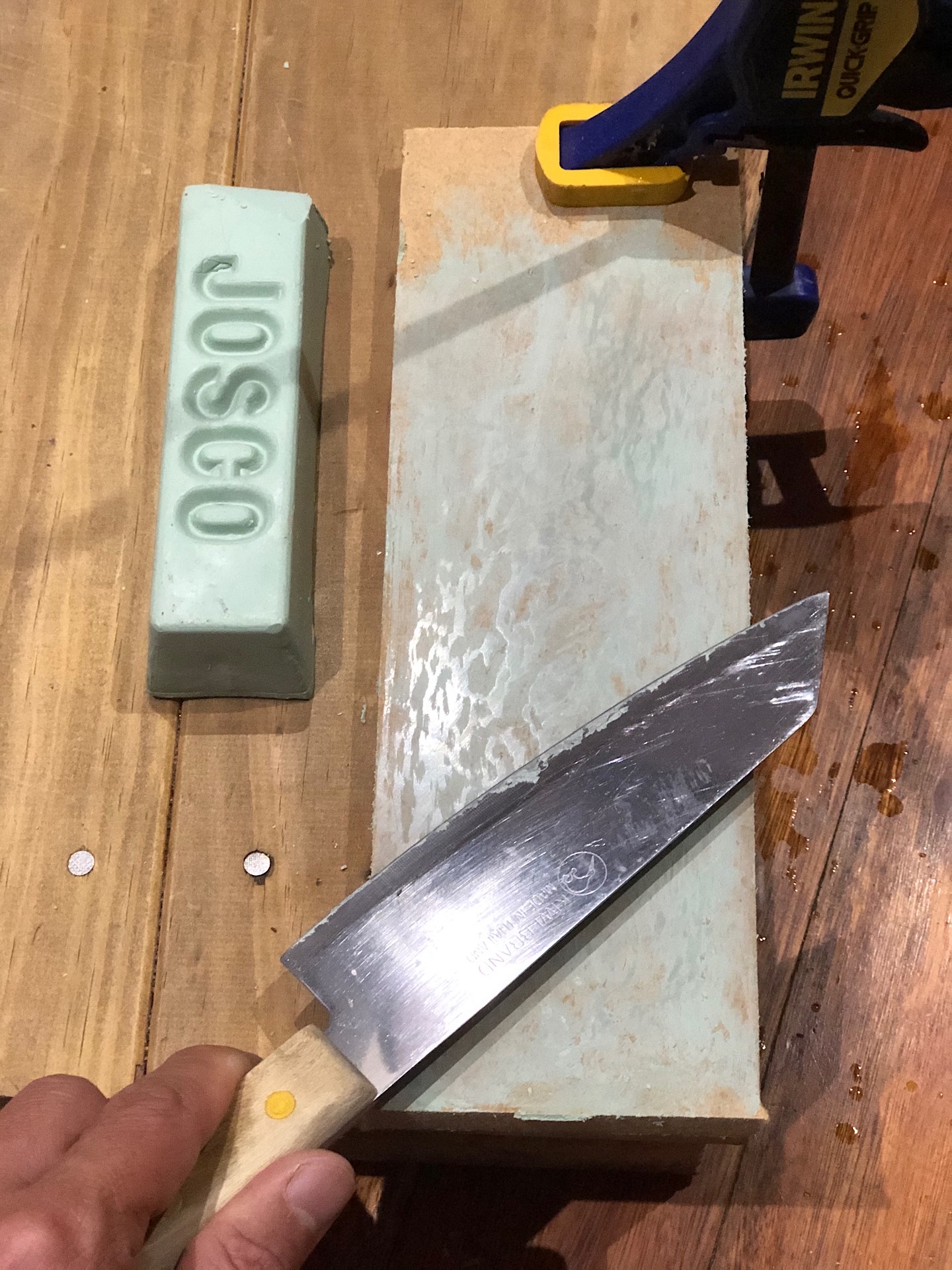 Learning how to sharpen a knife — Hive