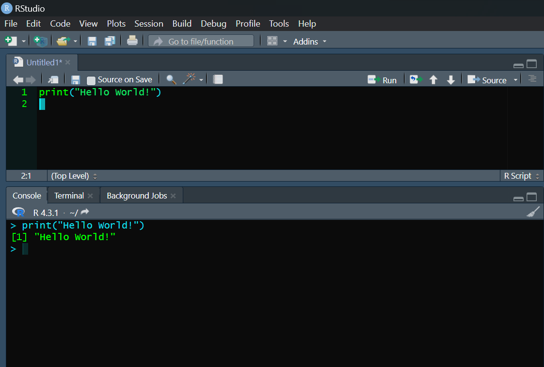 Introduction to R Programming — Hive