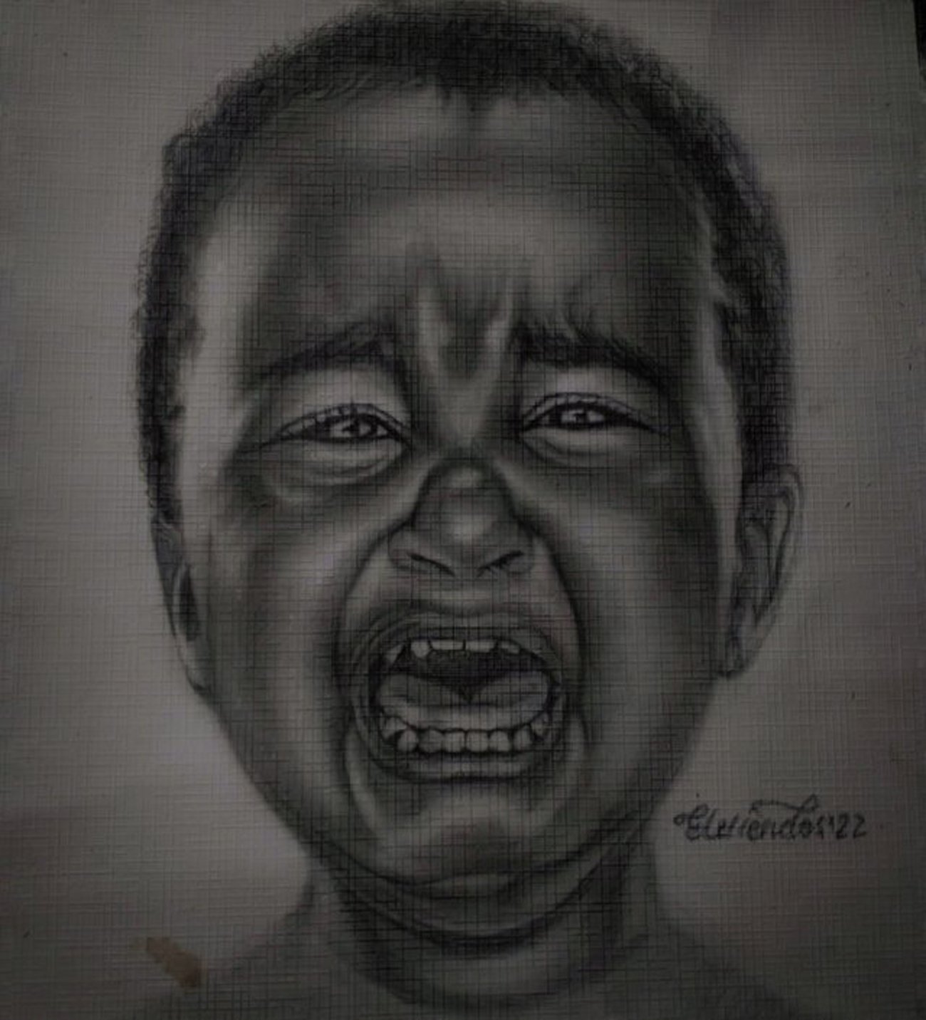 crying pencil drawings