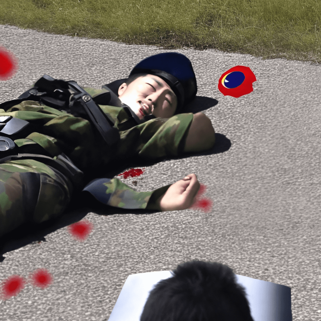 real-photo-south-korean-soldier-shot-in-the-chest-lying-down-bleeding-yoon-seok-yeol-smiling-in- (1).png