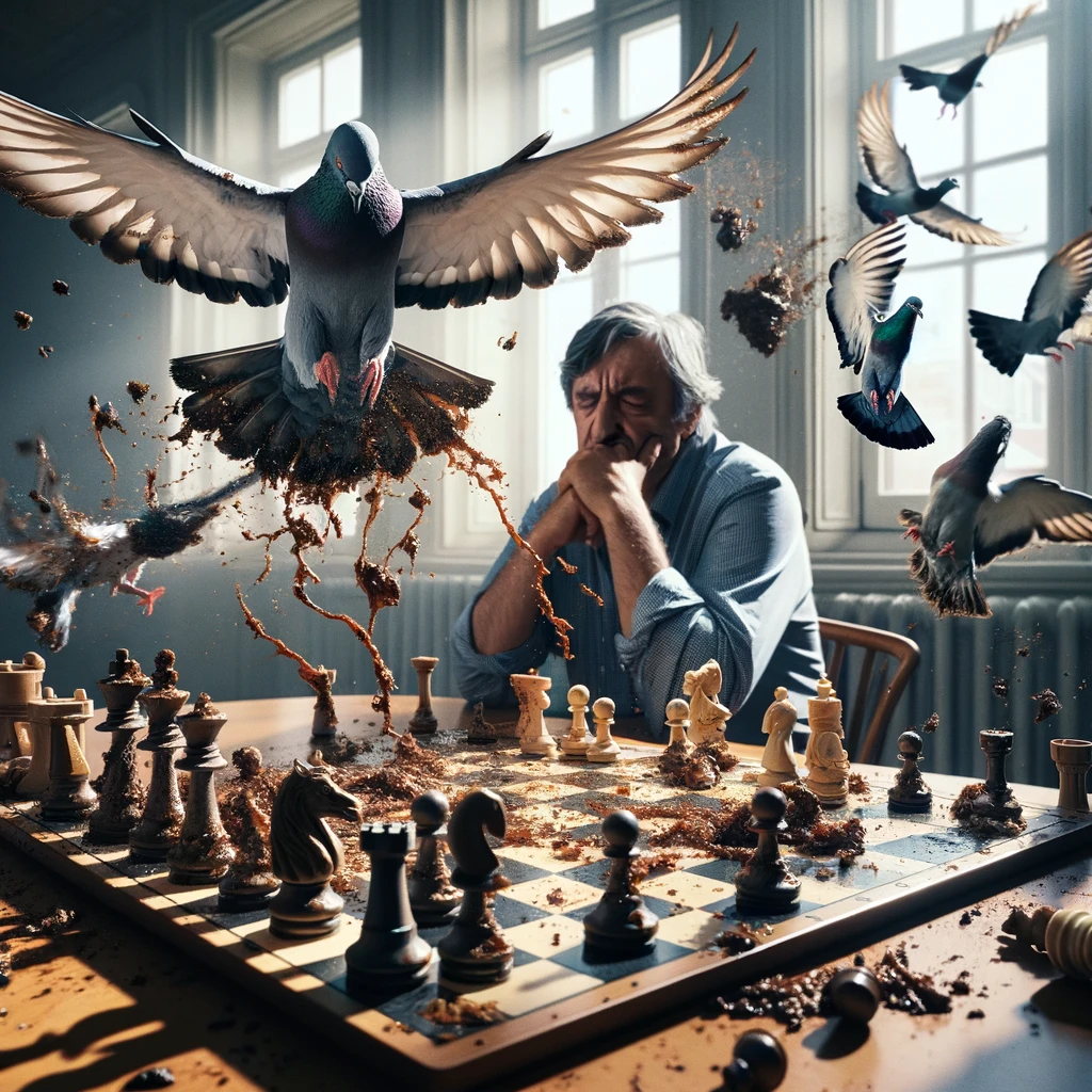 Man Playing chess with a pigeon_5.webp