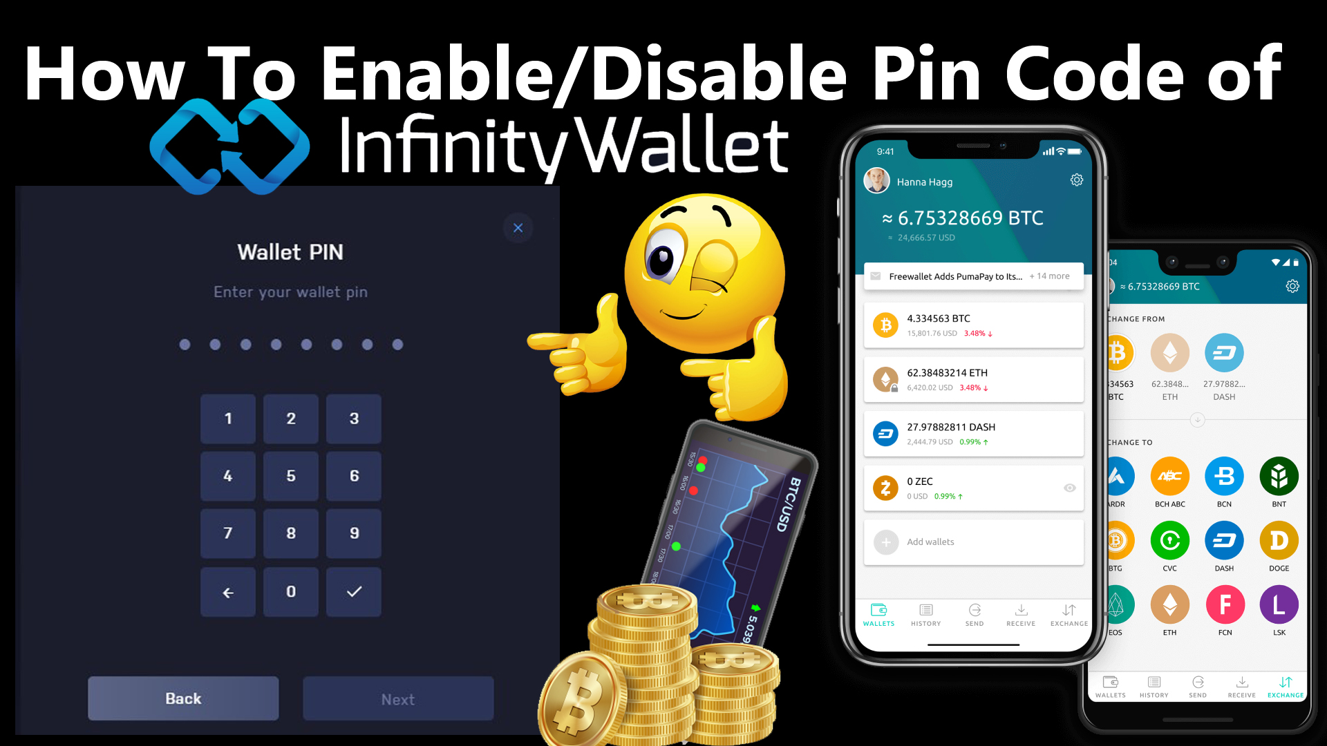 How To Enable Disable Pin Code of Infinity Wallet BY Crypto Wallets Info.jpg