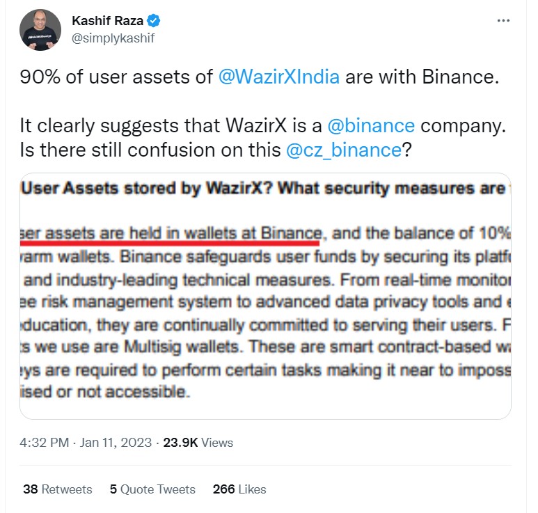 Everyone can see that Binance holds the majority of WazirX customer funds..jpg