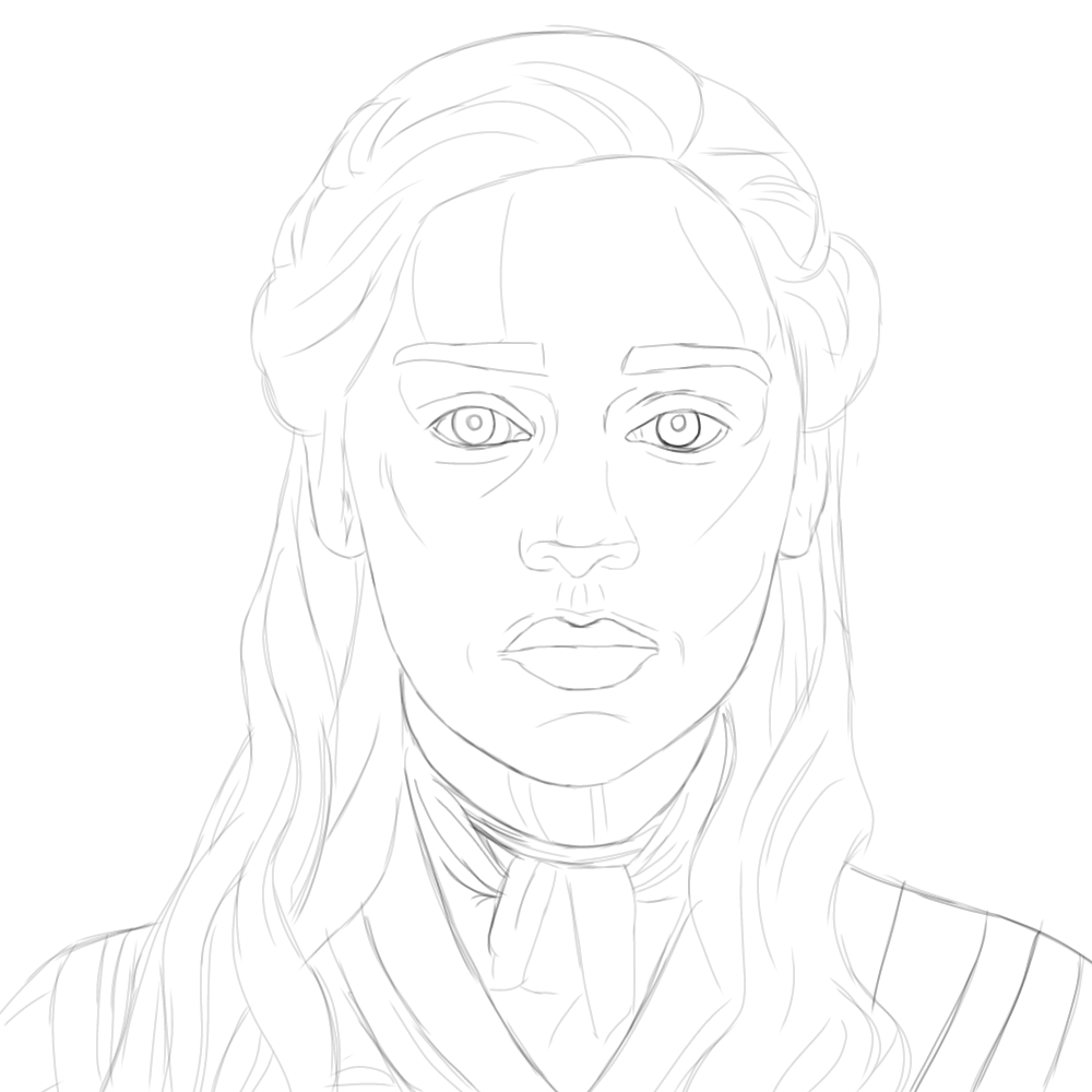 Francisftlp-Digital Drawing Realistic Portrait of Daenerys Targaryen-Step 1.png